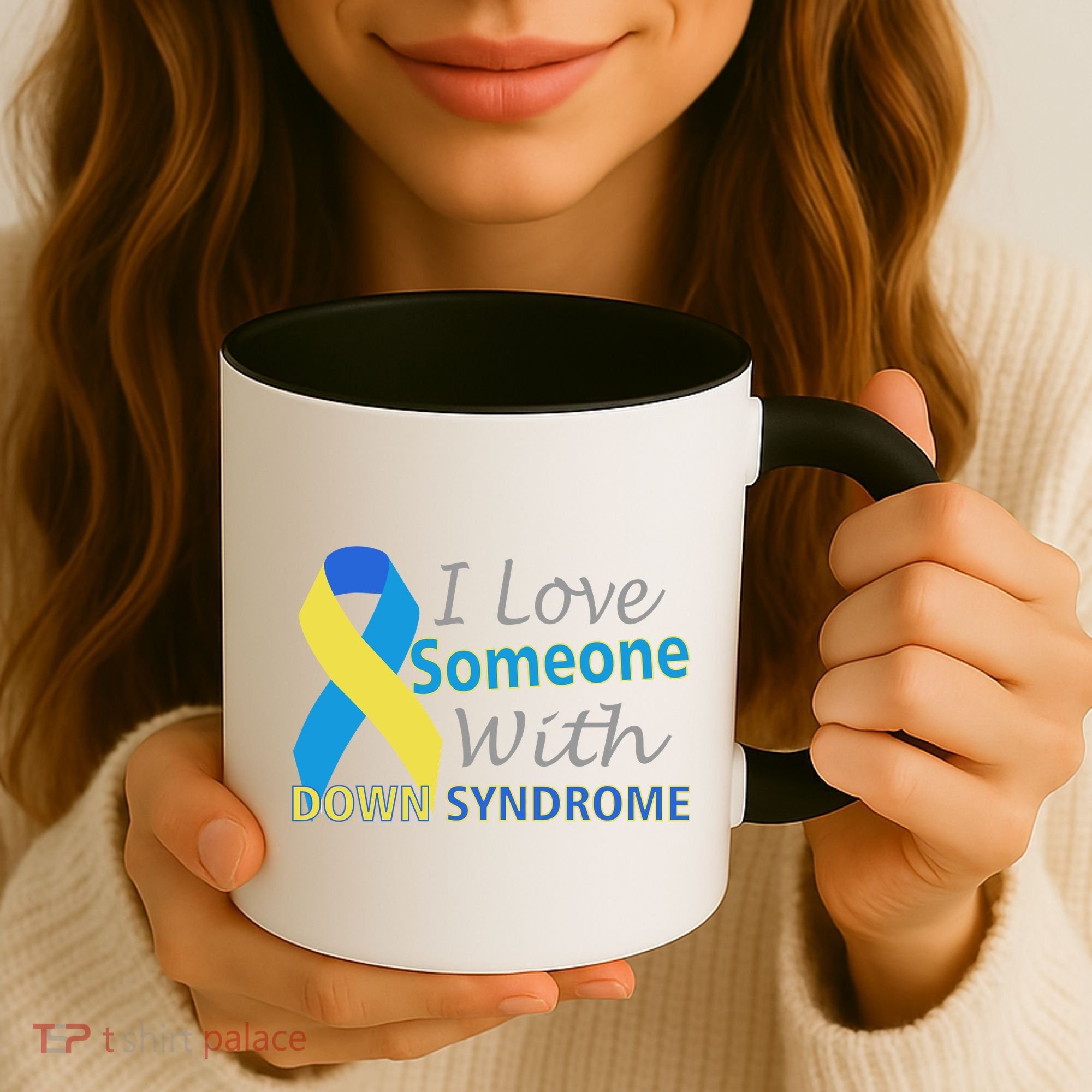 I Love Someone With Down Syndrome Awareness Coffee Mug