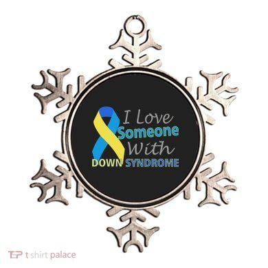 I Love Someone With Down Syndrome Awareness Ornament