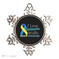 I Love Someone With Down Syndrome Awareness Ornament thumb 0