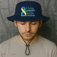 I Love Someone With Down Syndrome Awareness Bucket Hat thumb 2