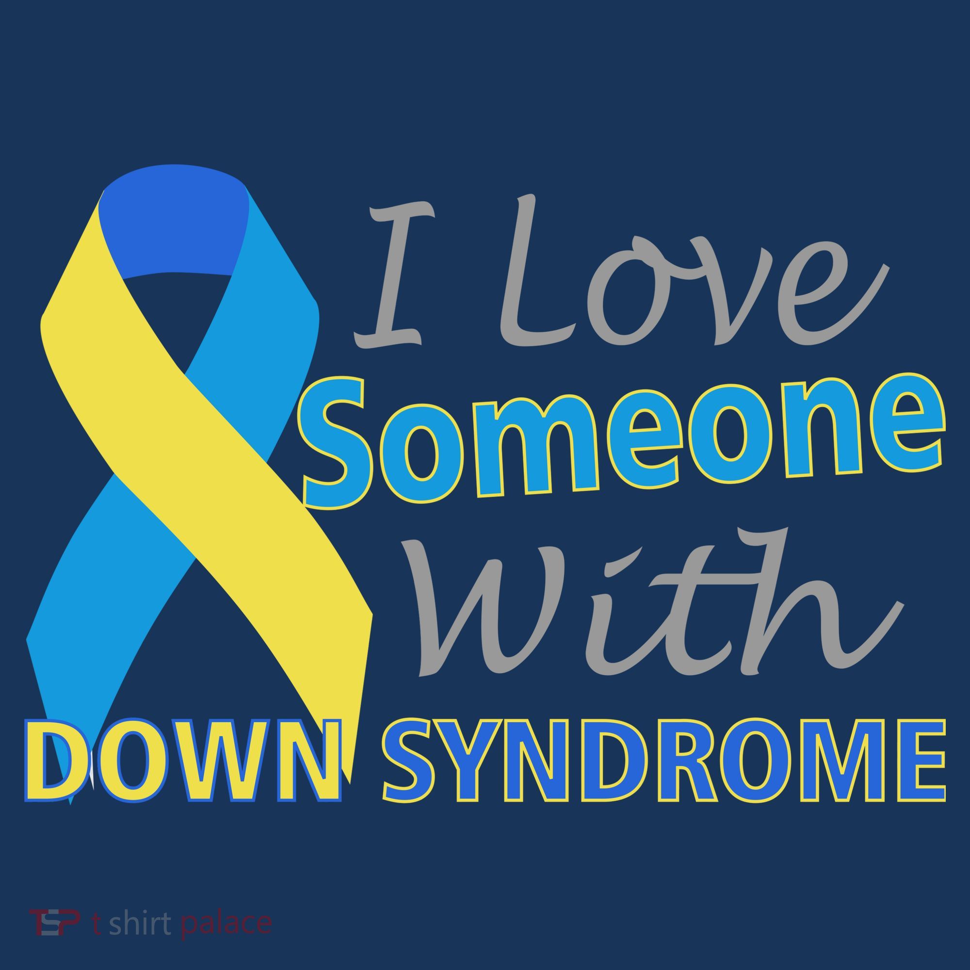 I Love Someone With Down Syndrome Awareness Women's Hoodie