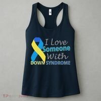 I Love Someone With Down Syndrome Awareness Women's Tank Top thumb 3