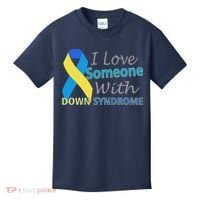 I Love Someone With Down Syndrome Awareness Kids T-Shirt thumb 0