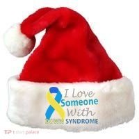 I Love Someone With Down Syndrome Awareness Santa Hat thumb 0