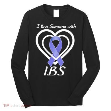 I Love Someone With IBS Irritable Bowel Syndrome Awareness Long Sleeve Shirt