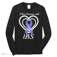 I Love Someone With IBS Irritable Bowel Syndrome Awareness Long Sleeve Shirt thumb 0