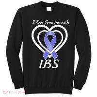I Love Someone With IBS Irritable Bowel Syndrome Awareness Sweatshirt thumb 0