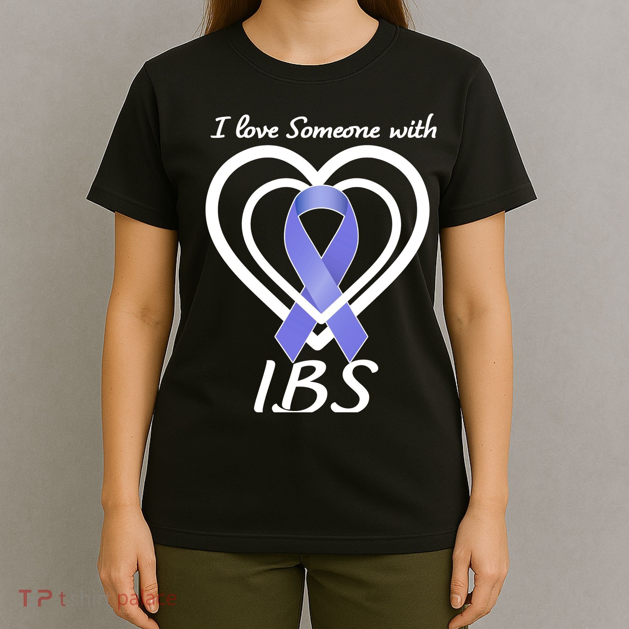 I Love Someone With IBS Irritable Bowel Syndrome Awareness T-Shirt