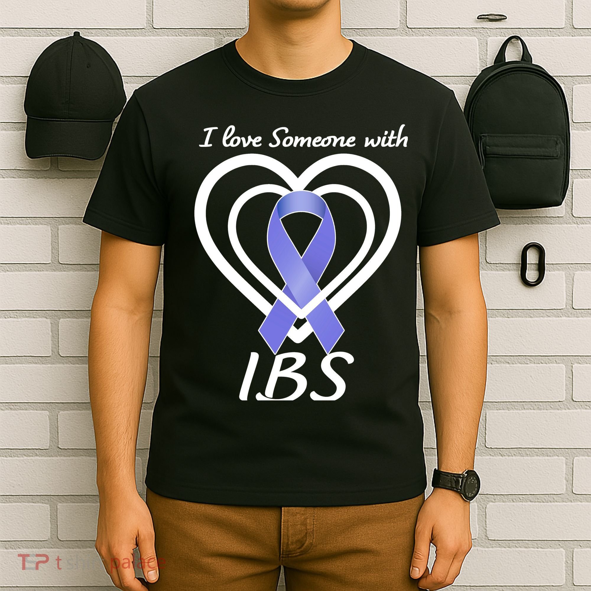 I Love Someone With IBS Irritable Bowel Syndrome Awareness T-Shirt