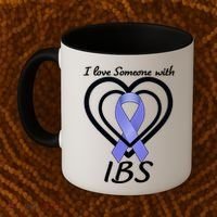 I Love Someone With IBS Irritable Bowel Syndrome Awareness Coffee Mug thumb 2