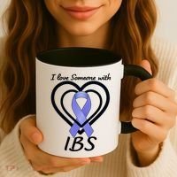 I Love Someone With IBS Irritable Bowel Syndrome Awareness Coffee Mug thumb 3
