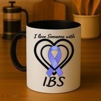 I Love Someone With IBS Irritable Bowel Syndrome Awareness Coffee Mug thumb 4