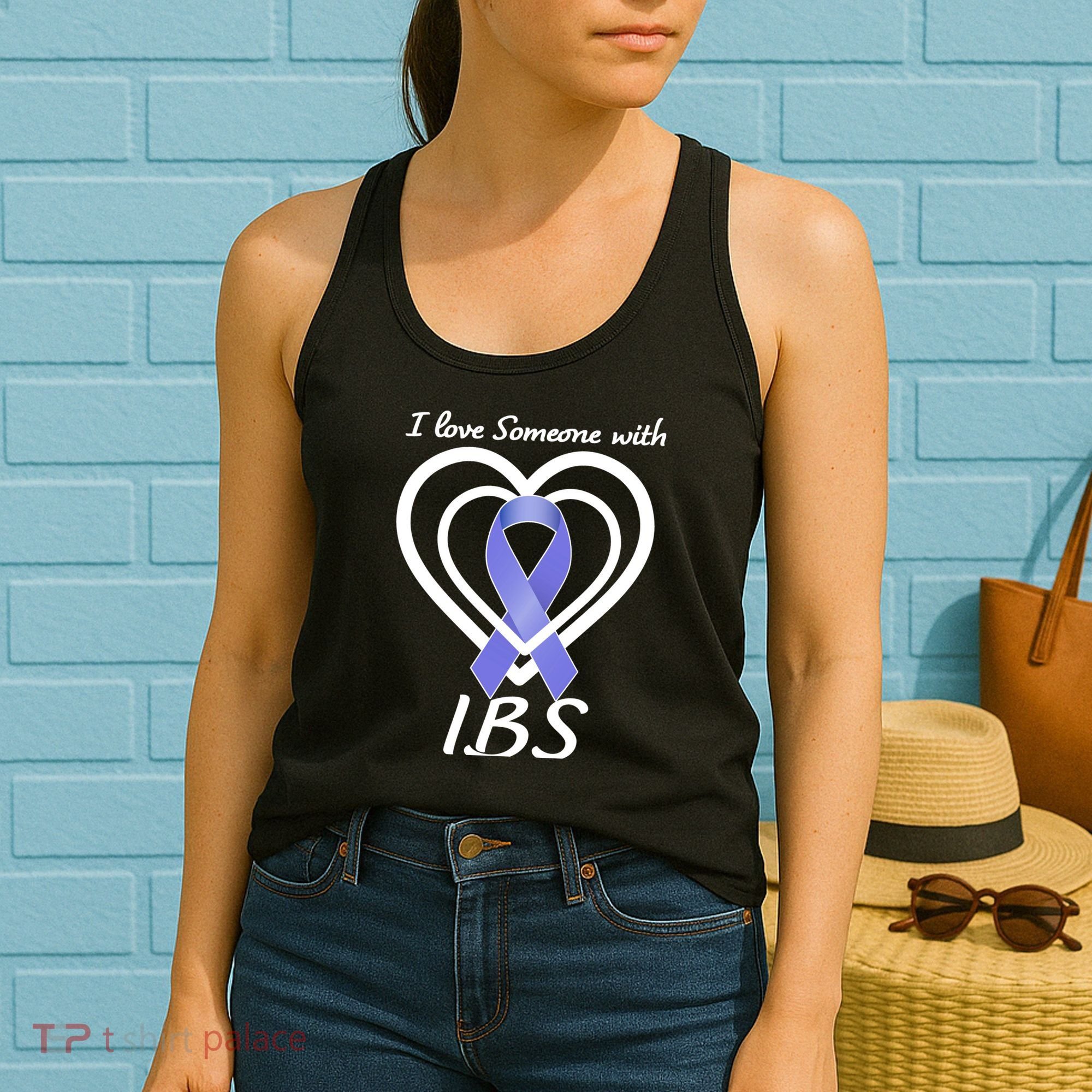 I Love Someone With IBS Irritable Bowel Syndrome Awareness Women's Tank Top