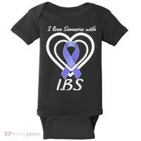 I Love Someone With IBS Irritable Bowel Syndrome Awareness Baby Bodysuit thumb 0