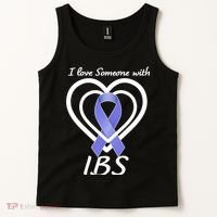 I Love Someone With IBS Irritable Bowel Syndrome Awareness Tank Top thumb 2
