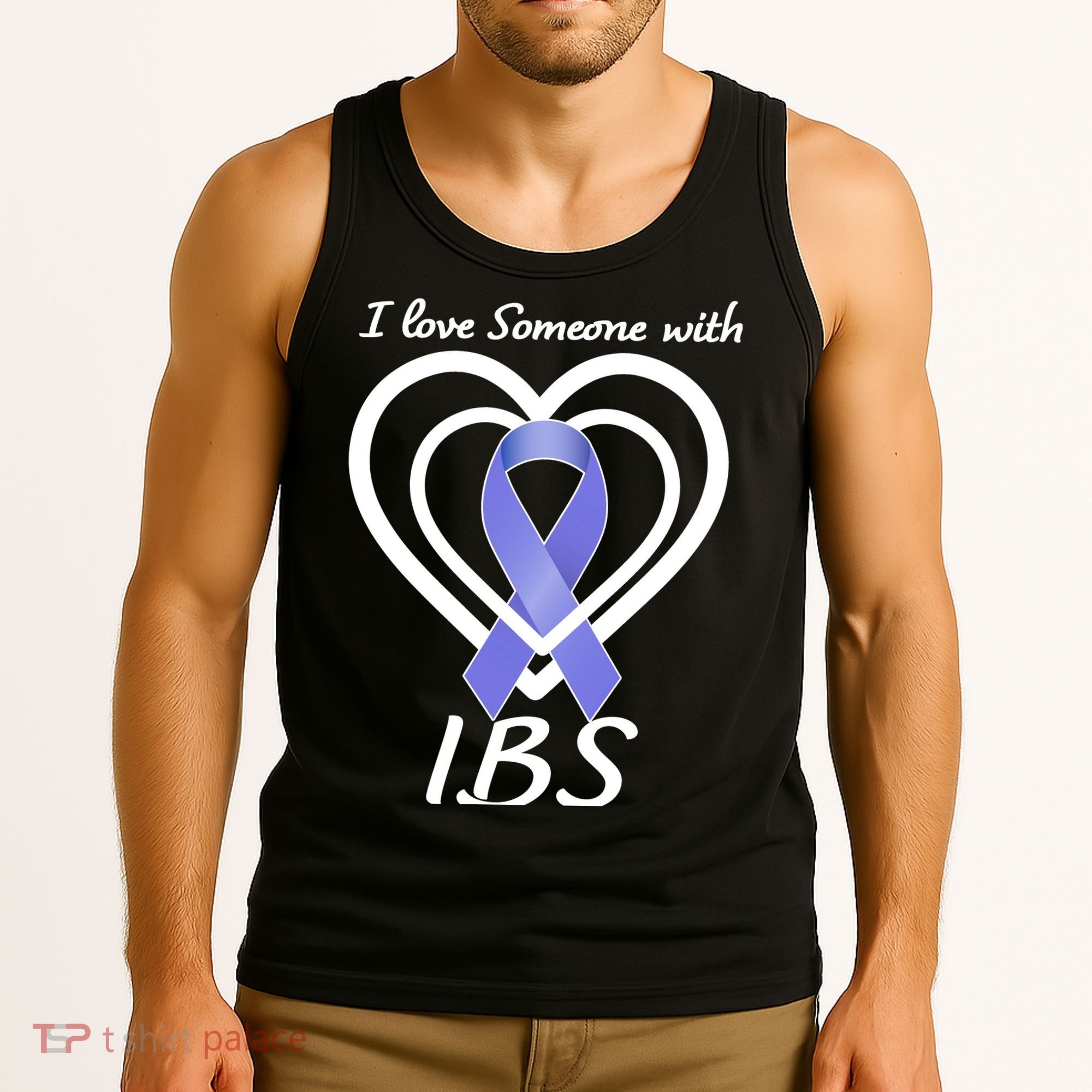 I Love Someone With IBS Irritable Bowel Syndrome Awareness Tank Top