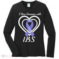 I Love Someone With IBS Irritable Bowel Syndrome Awareness Women's Long Sleeve Shirt thumb 0