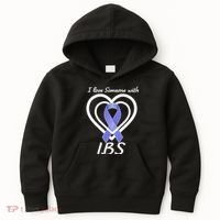 I Love Someone With IBS Irritable Bowel Syndrome Awareness Kids Hoodie thumb 0