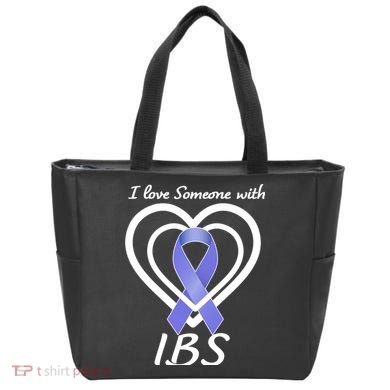 I Love Someone With IBS Irritable Bowel Syndrome Awareness Tote Bag