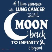 I Love Someone With Lung Cancer To The Moon And Back Women's Tank Top thumb 5
