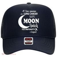 I Love Someone With Lung Cancer To The Moon And Back Hat thumb 0