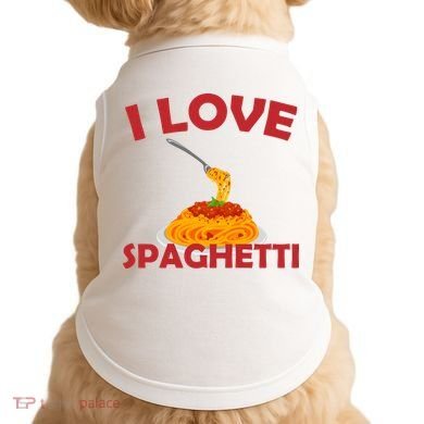 I Love Spaghetti Doggie Tank