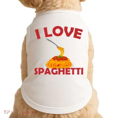 I Love Spaghetti Doggie Tank