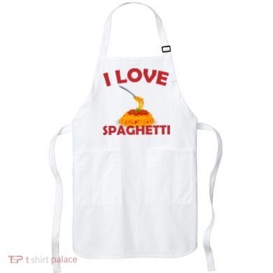 I Love Spaghetti Apron