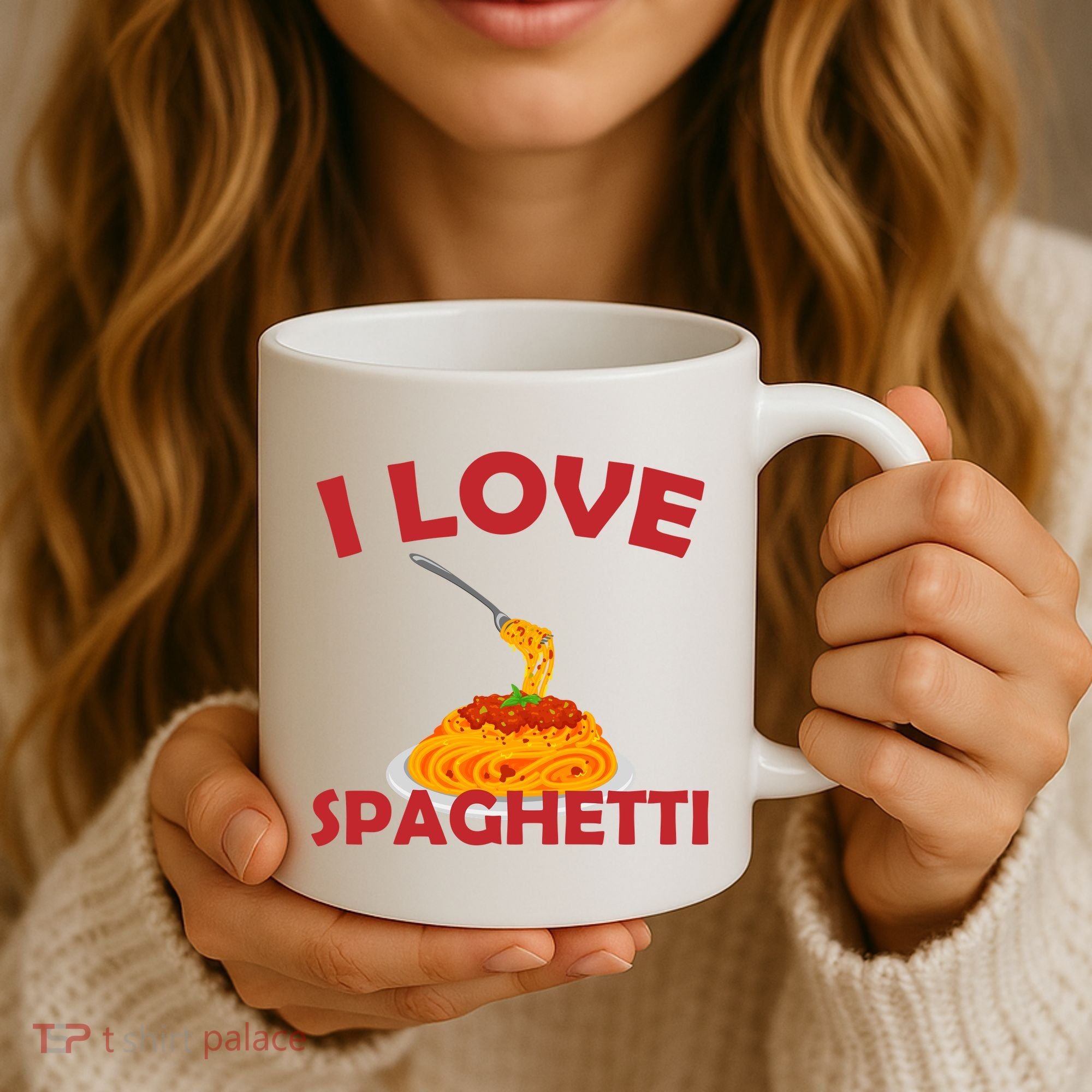 I Love Spaghetti Coffee Mug
