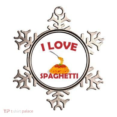 I Love Spaghetti Ornament