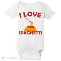 I Love Spaghetti Baby Bodysuit thumb 0