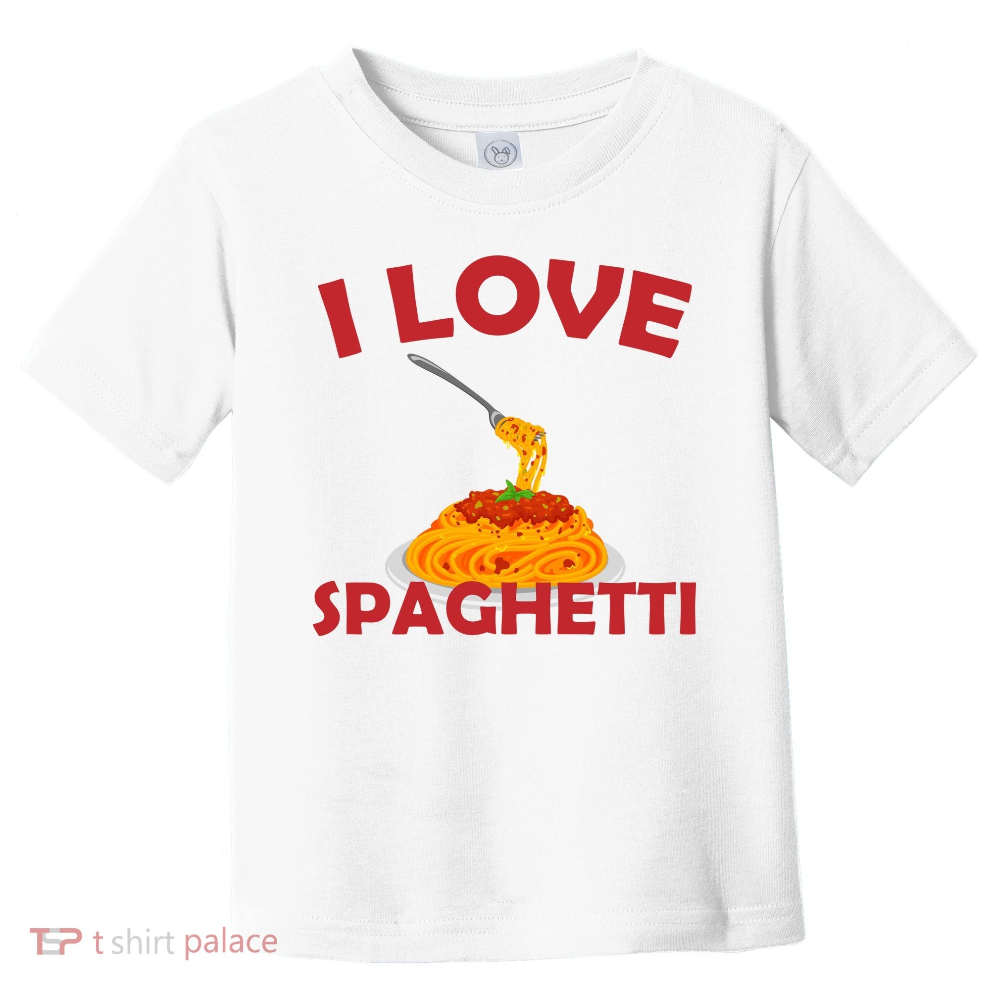 I Love Spaghetti Toddler T-Shirt