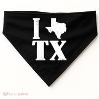I Love Texas USA-Made Doggie Bandana thumb 0
