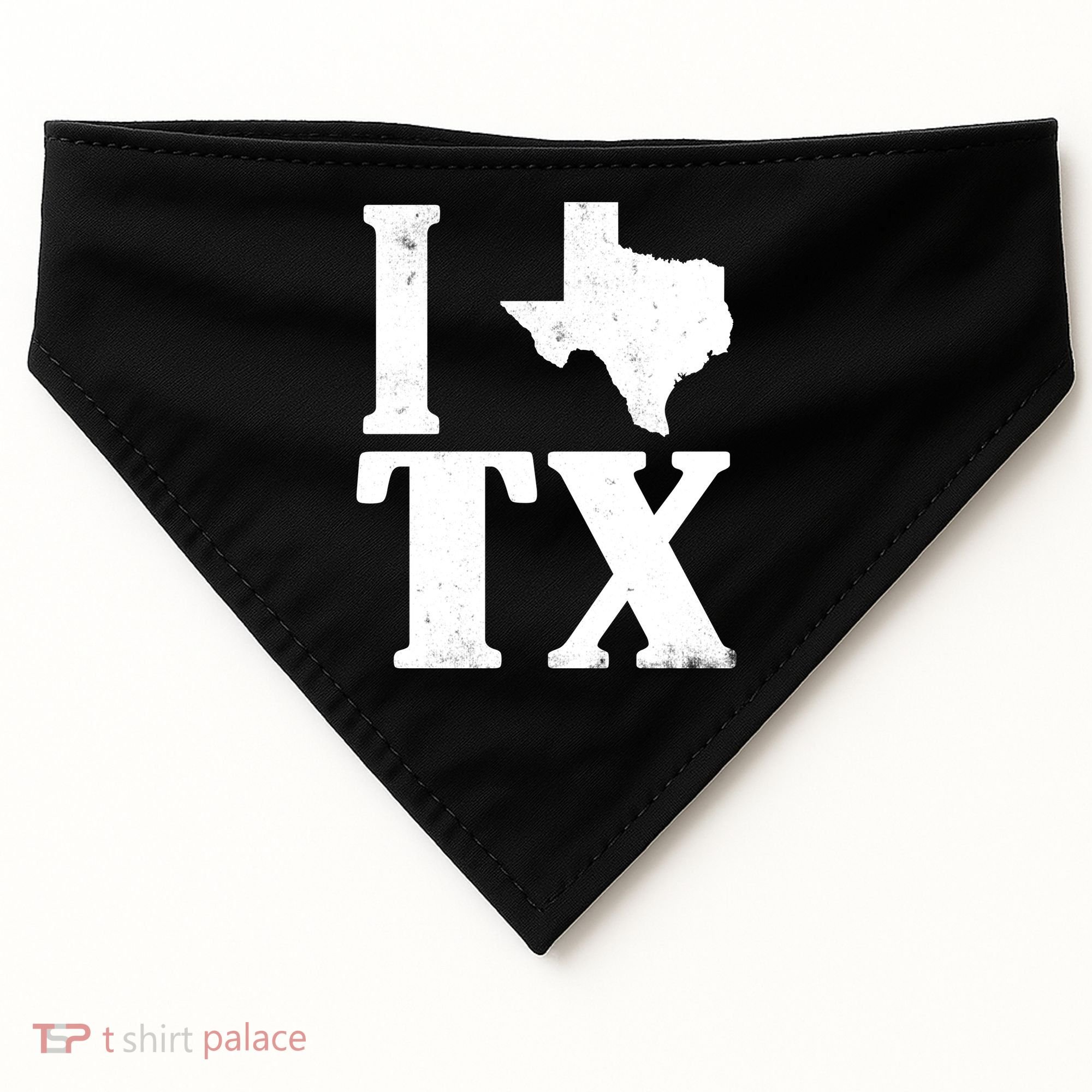 I Love Texas USA-Made Doggie Bandana