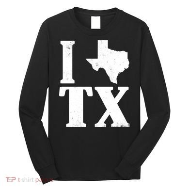 I Love Texas Long Sleeve Shirt