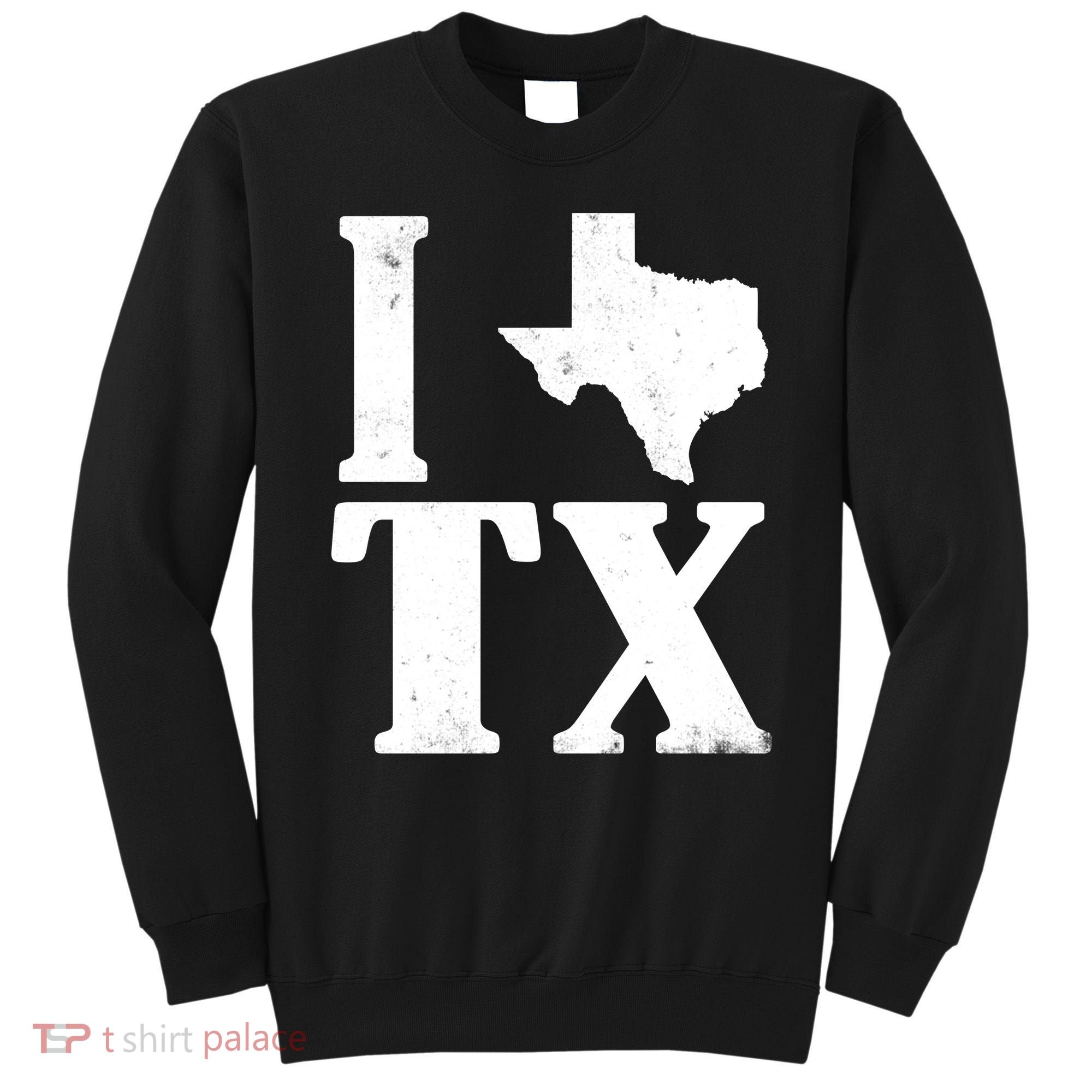I Love Texas Sweatshirt