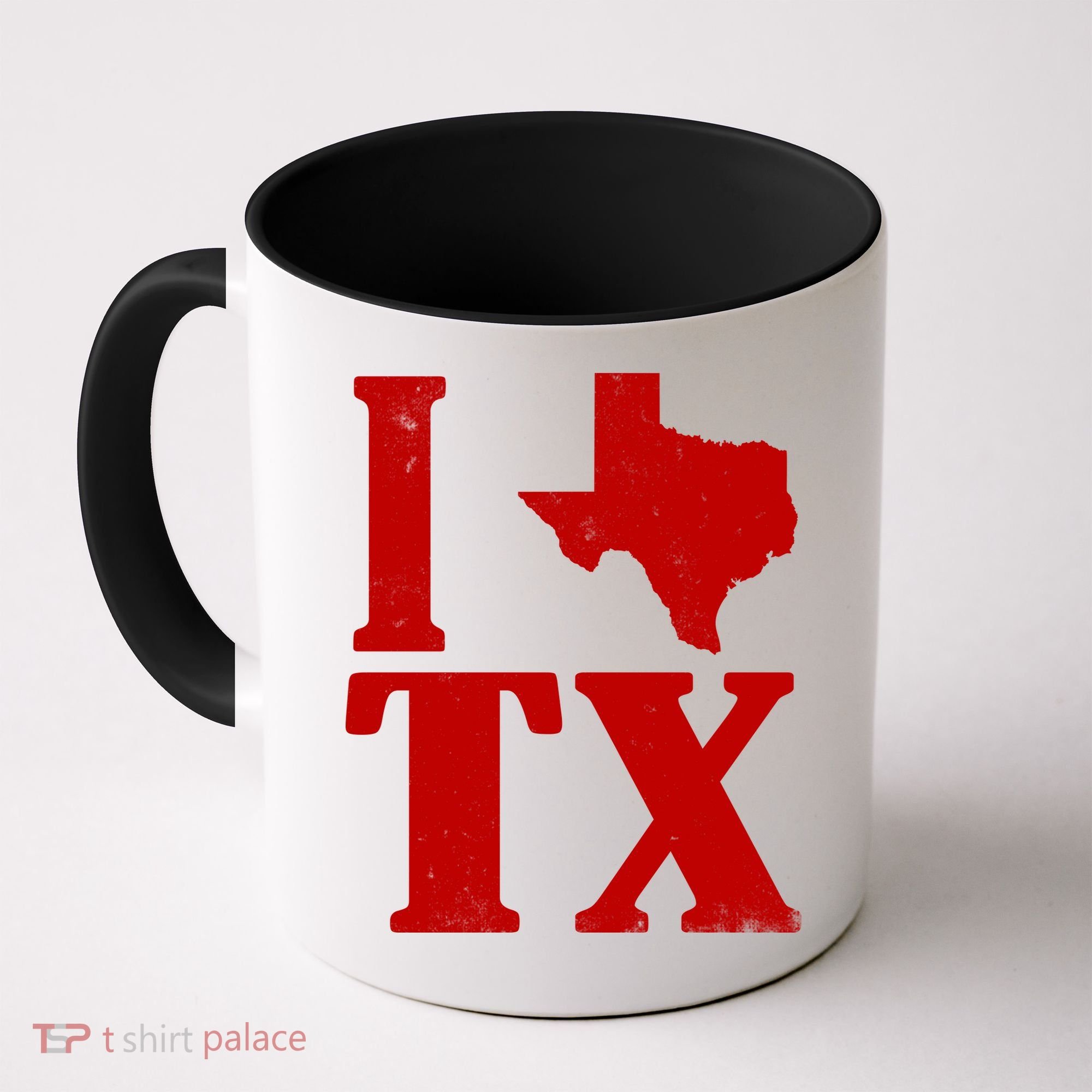 I Love Texas Coffee Mug