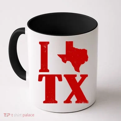 I Love Texas Coffee Mug