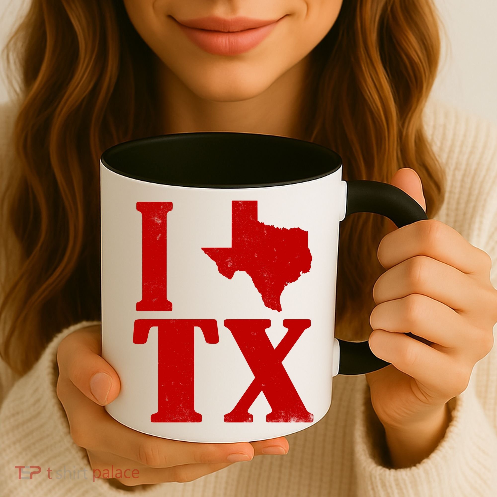 I Love Texas Coffee Mug