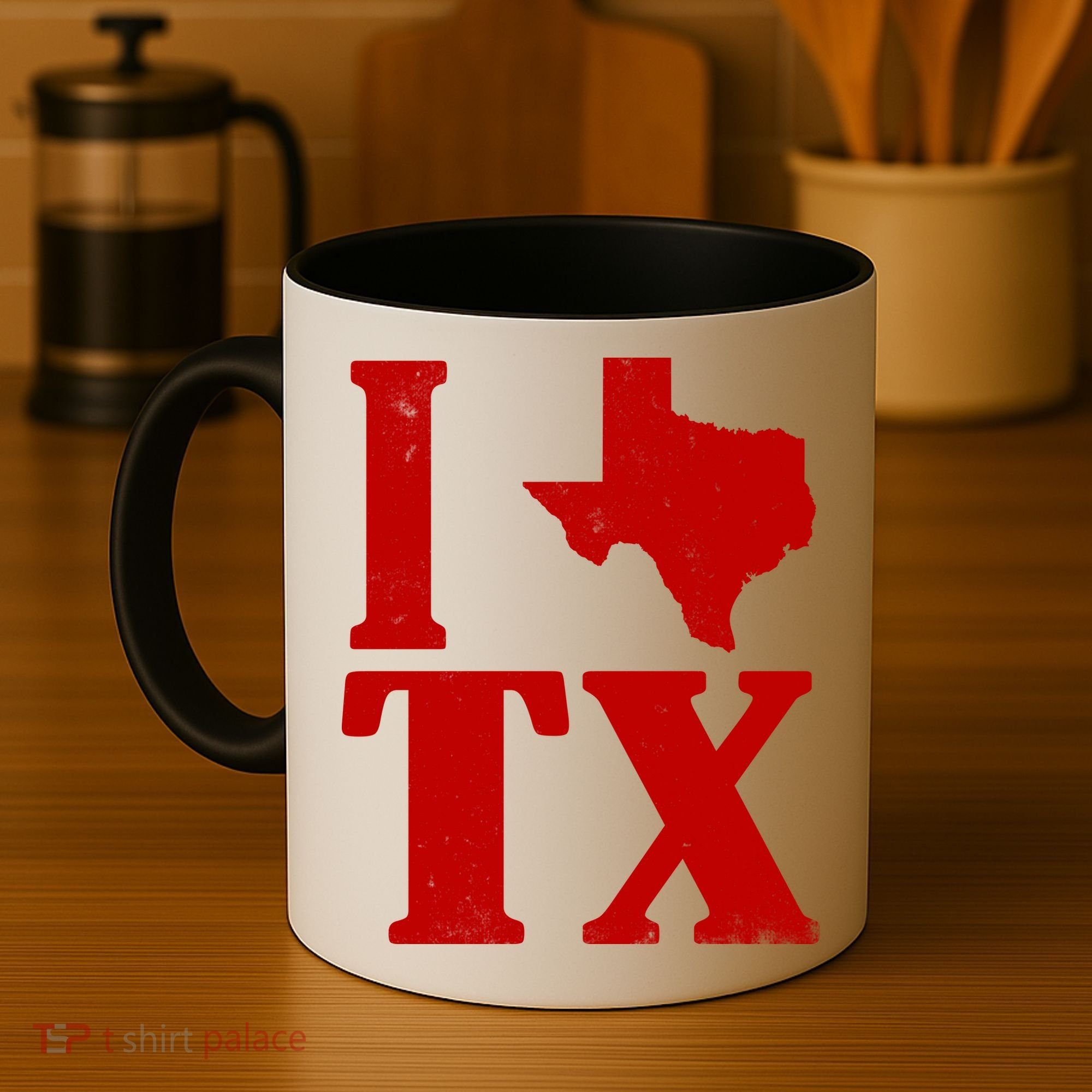 I Love Texas Coffee Mug