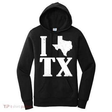 I Love Texas Women's Hoodie