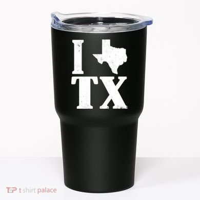 I Love Texas Tumbler