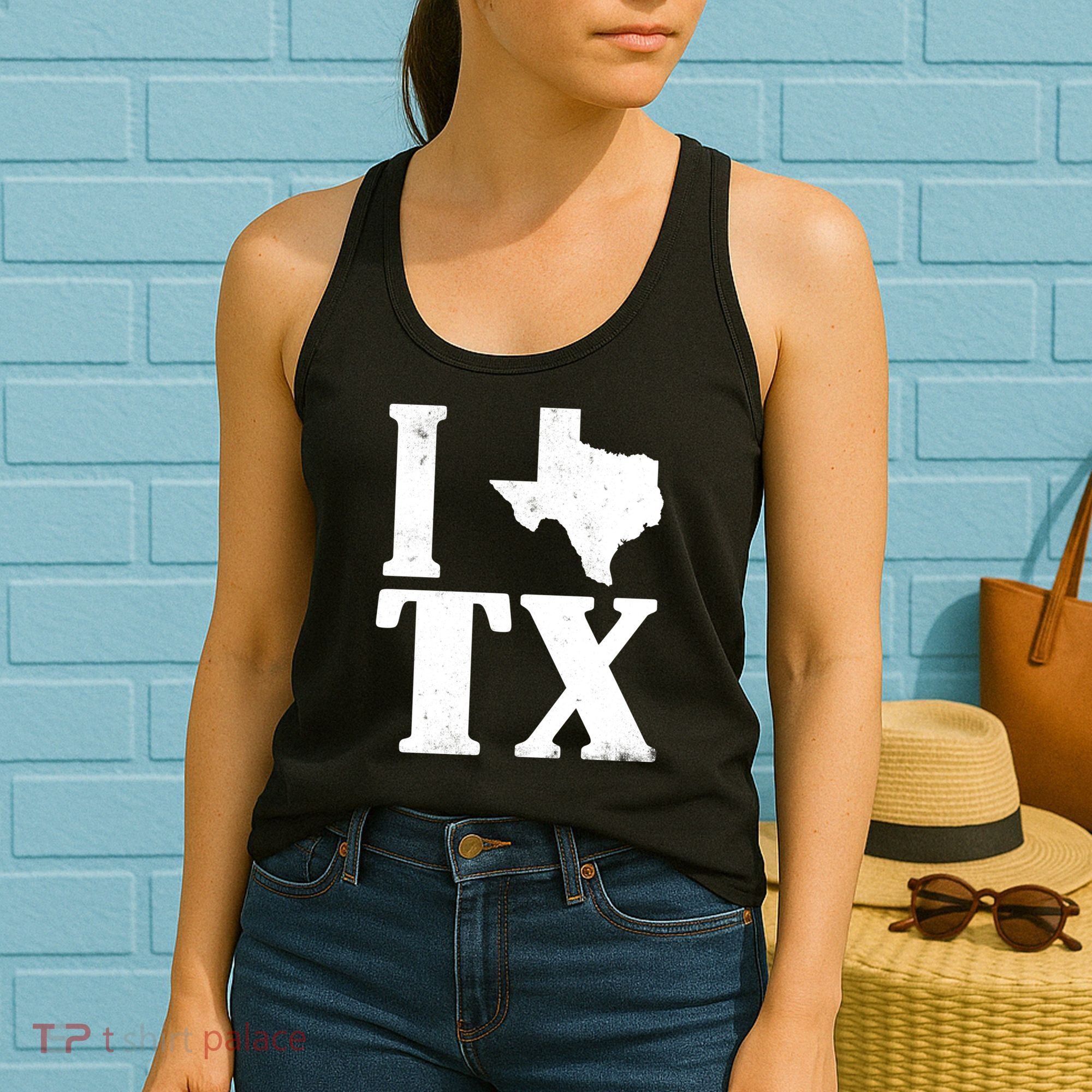 I Love Texas Women's Tank Top