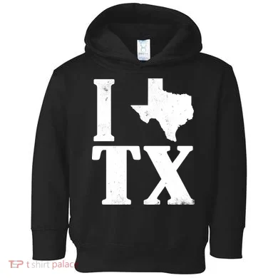 I Love Texas Toddler Hoodie