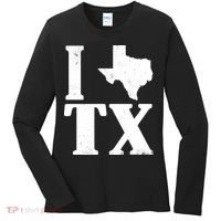I Love Texas Women's Long Sleeve Shirt thumb 0
