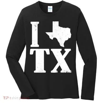 I Love Texas Women's Long Sleeve Shirt