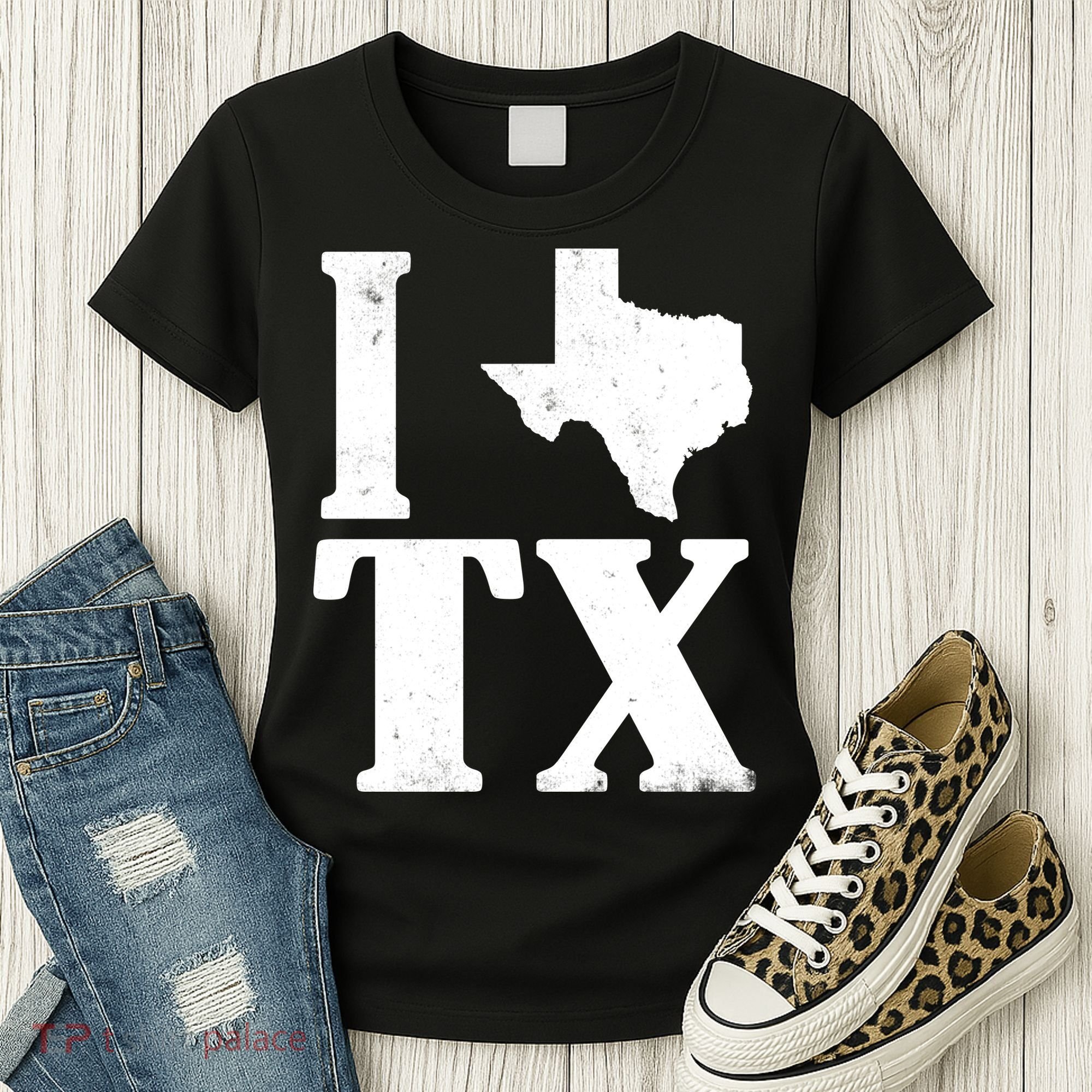 I Love Texas Women's T-Shirt