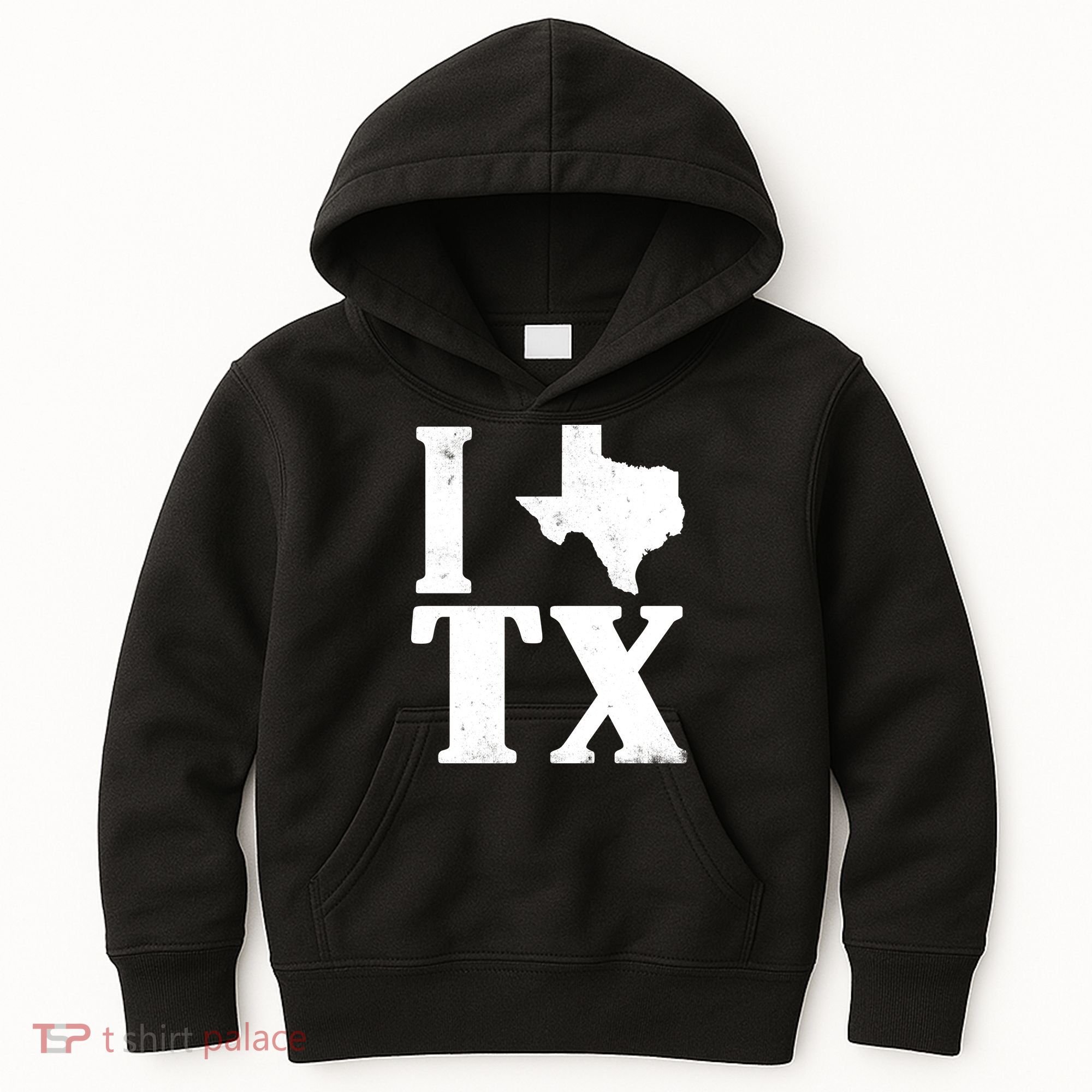 I Love Texas Kids Hoodie