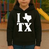 I Love Texas Kids Hoodie thumb 3