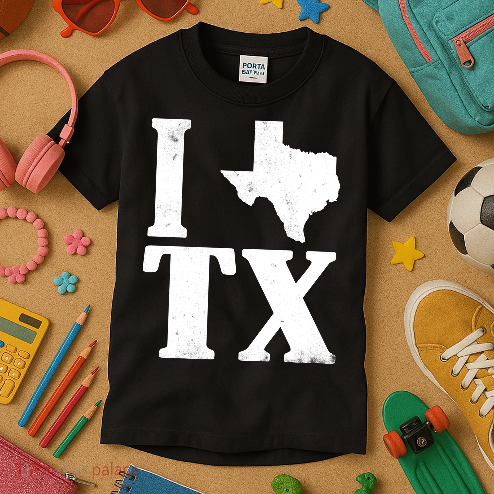 I Love Texas Kids T-Shirt
